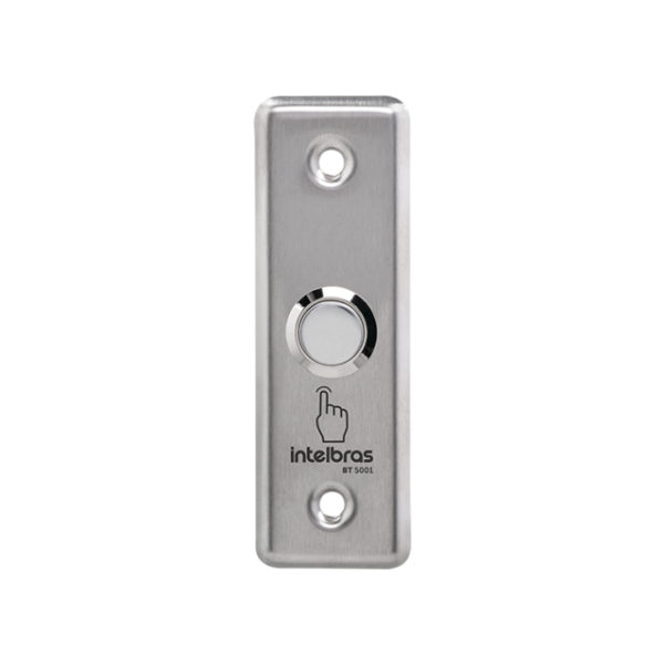 Acionador de Abertura Inox Embutir Intelbras BT 5001