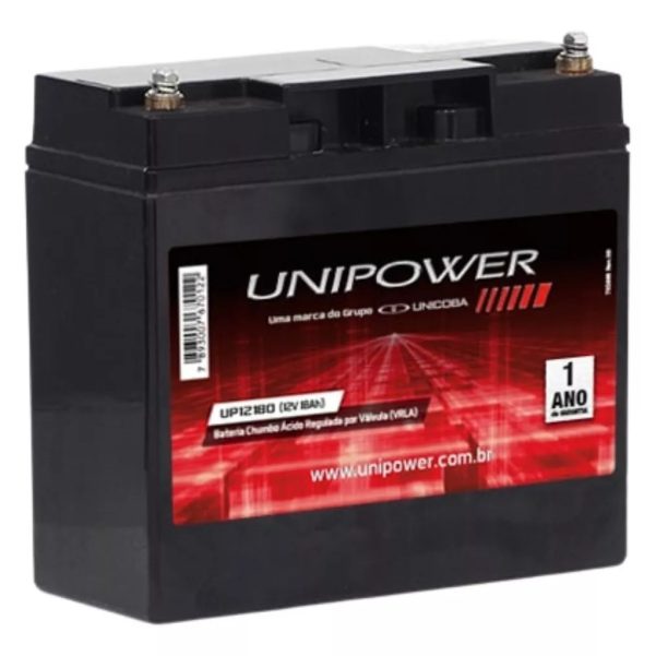 Bateria Selada para Nobreak Unicoba Unipower 12V 18,0Ah – UP12180