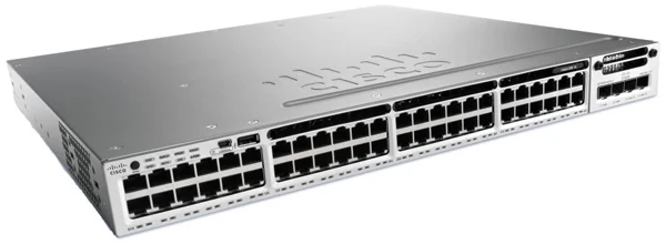 Switch Cisco Catalyst C3850 48p 1G Poe + 4p Sfp